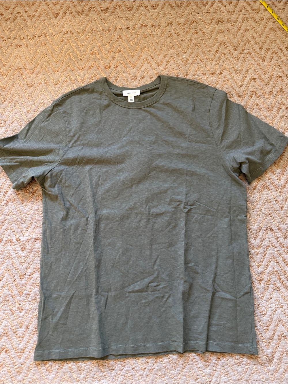 Mavi Men's Olive Green Short Sleeve Crewneck Tee